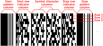 PDF417 Barcode Symbol