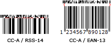 Separator pattern of EAN.UCC composite barcode symbol (CC-A)