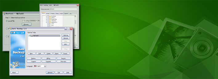 Auto Backup Software banner
